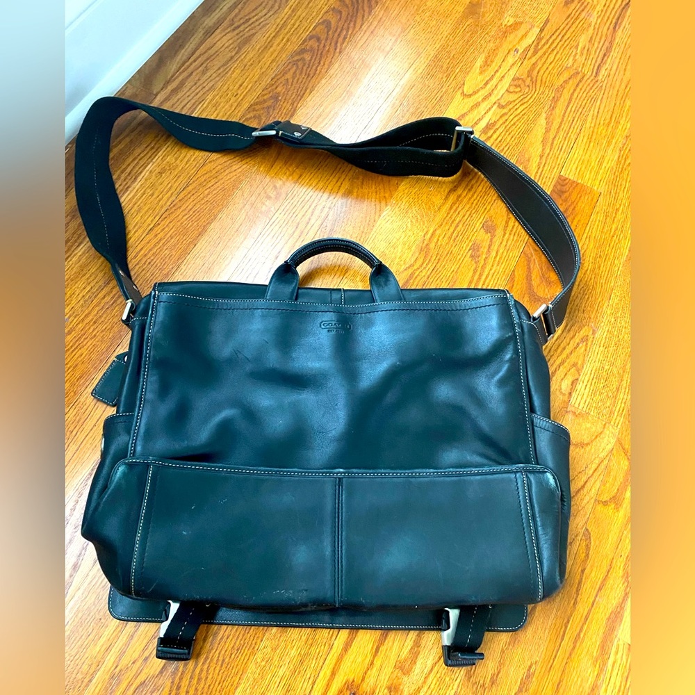 Authentic Coach - Leather Computer Bag - image 1